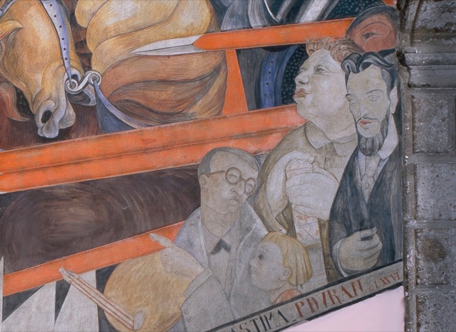 The Massacre in the Main Temple, 1922–1924. Detail from rightside.