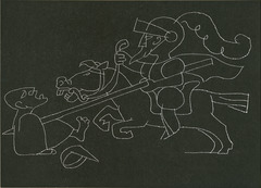 'A great festival' by Jean Charlot in 'The Sun, the Moon and a Rabbit' written by Amelia Martinez del Rio.