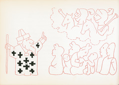 'The smoking mirror' by Jean Charlot in 'The Sun, the Moon and a Rabbit' written by Amelia Martinez del Rio.