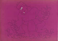 'The last tragedy of the Toltecs' by Jean Charlot in 'The Sun, the Moon and a Rabbit' written by Amelia Martinez del Rio.