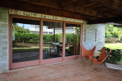 First lanai.  The Jean and Zohmah Charlot House.