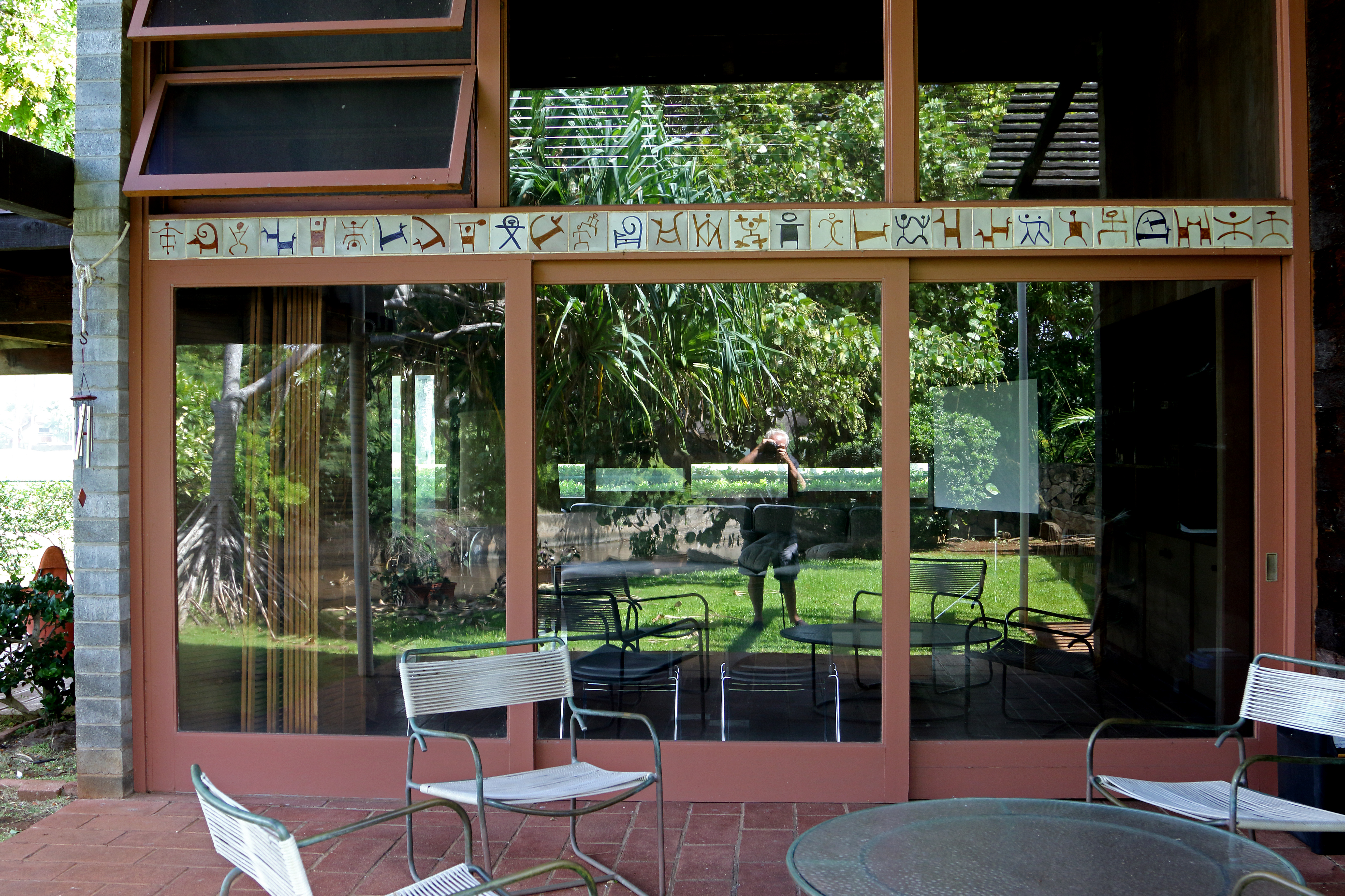 Second lanai.  The Jean and Zohmah Charlot House.