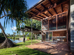 Second lanai.  The Jean and Zohmah Charlot House.