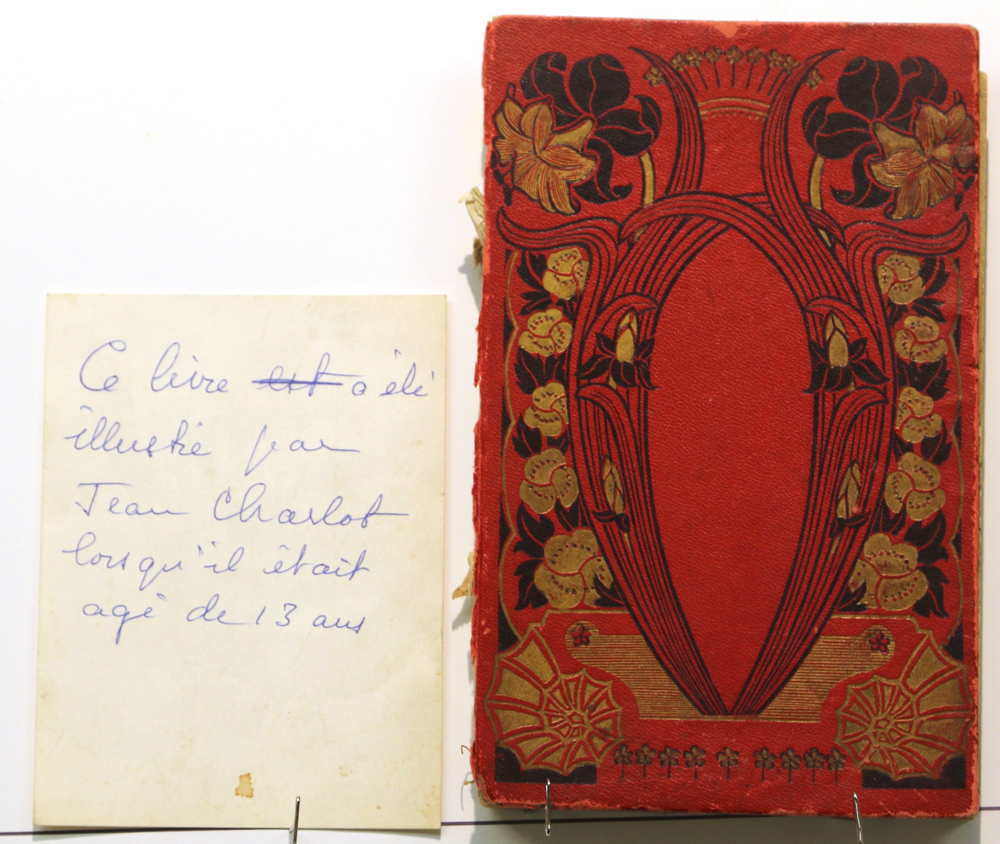 Cover and note.  Contes à ma Sœur, illustrations.  Jean Charlot.