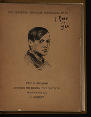 Title page.  Pablo Picasso, sketches.  Jean Charlot.