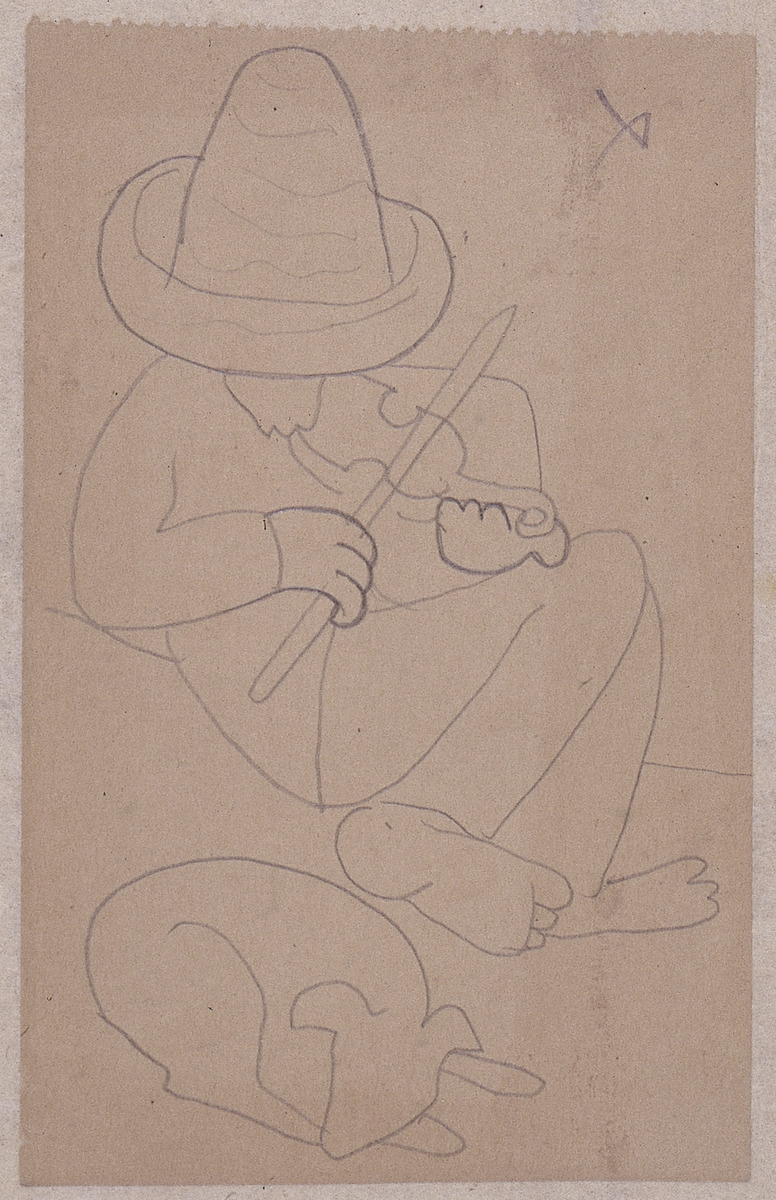 Paper and pencil.  DS-106.  Jean Charlot.