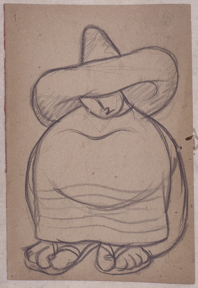 Paper and pencil.  DS-109.  Jean Charlot.