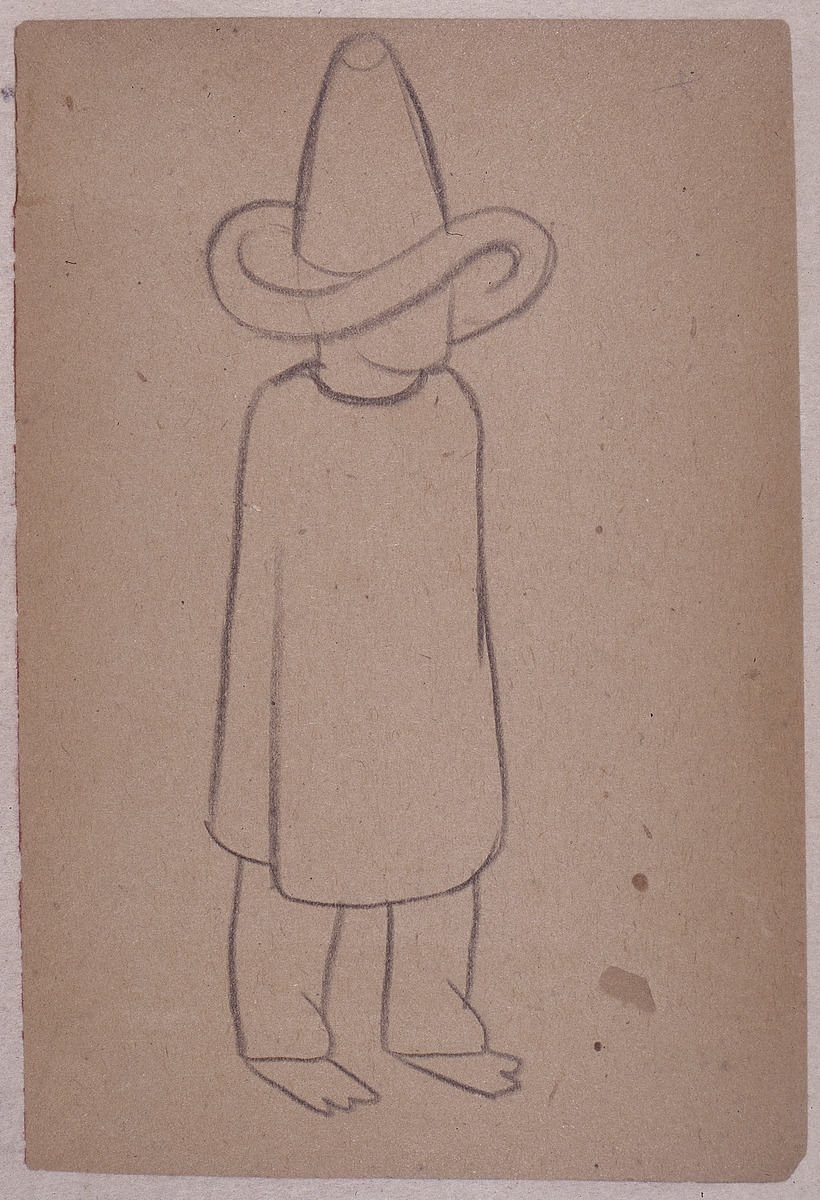 Paper and pencil.  DS-11.  Jean Charlot.