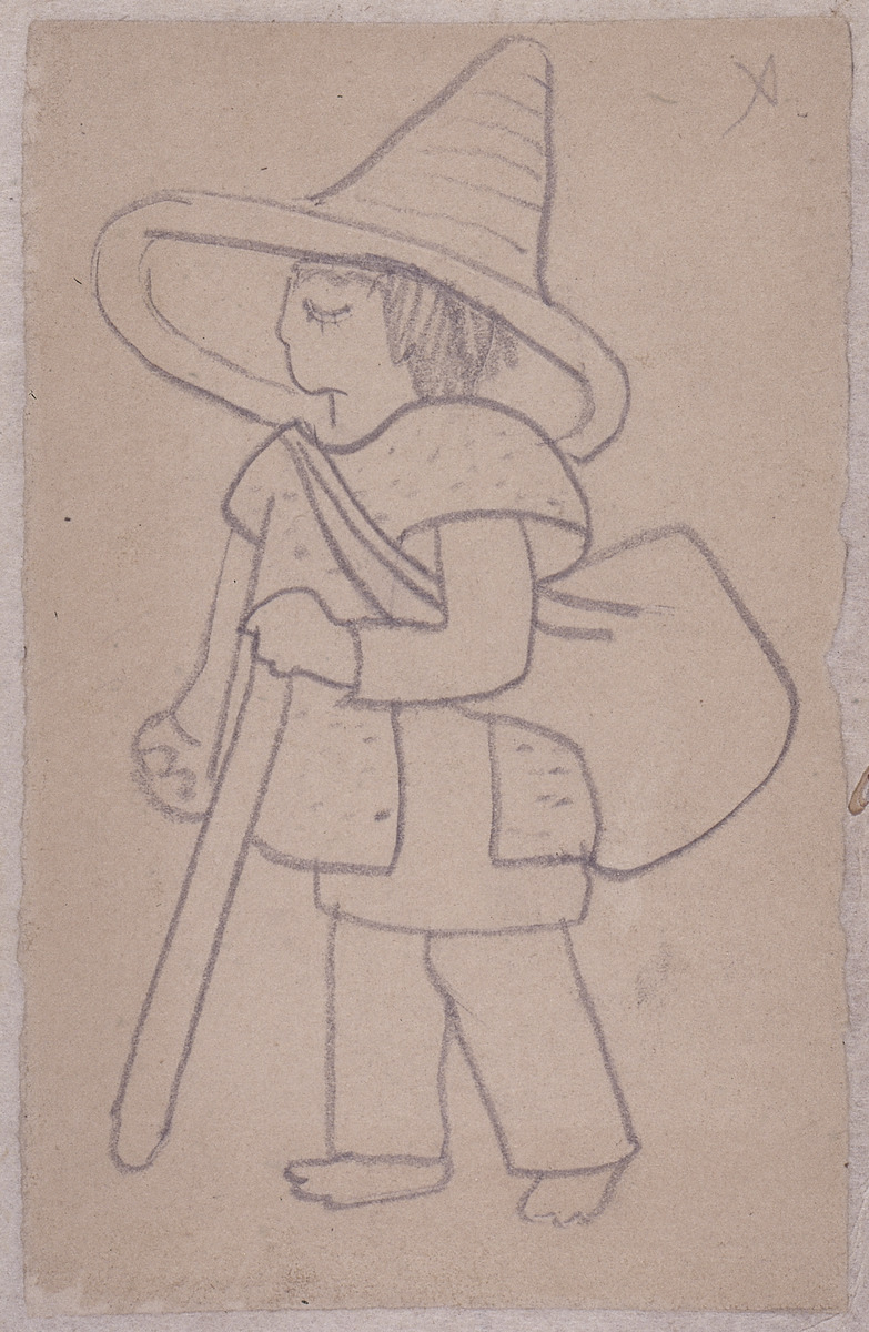 Paper and pencil.  DS-112.  Jean Charlot.