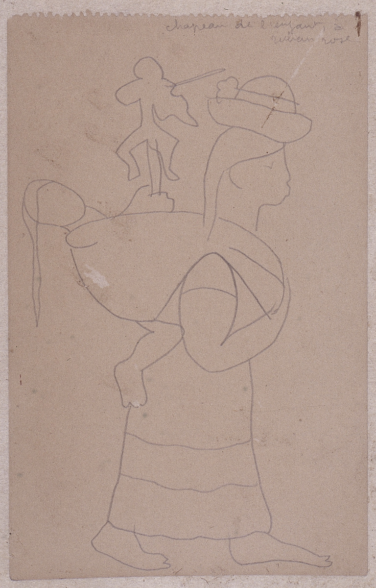 Paper and pencil.  DS-115.  Jean Charlot.