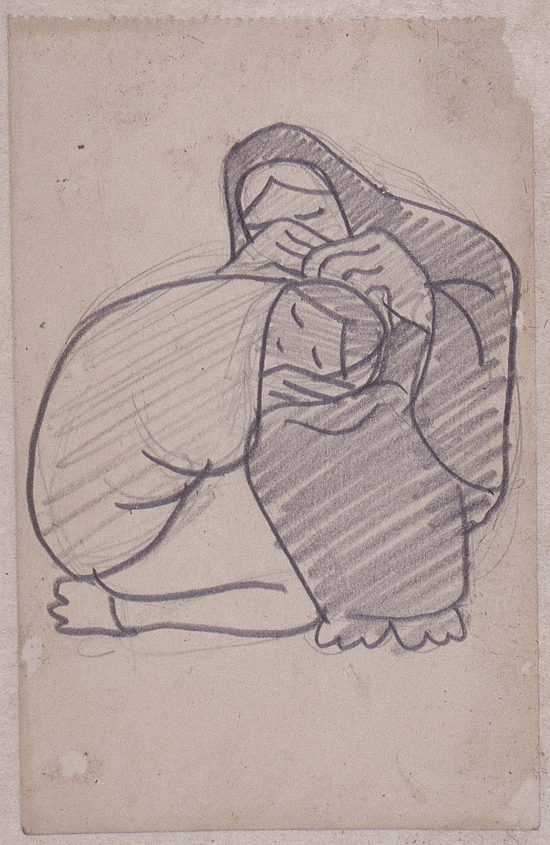 Paper and pencil.  DS-116.  Jean Charlot.