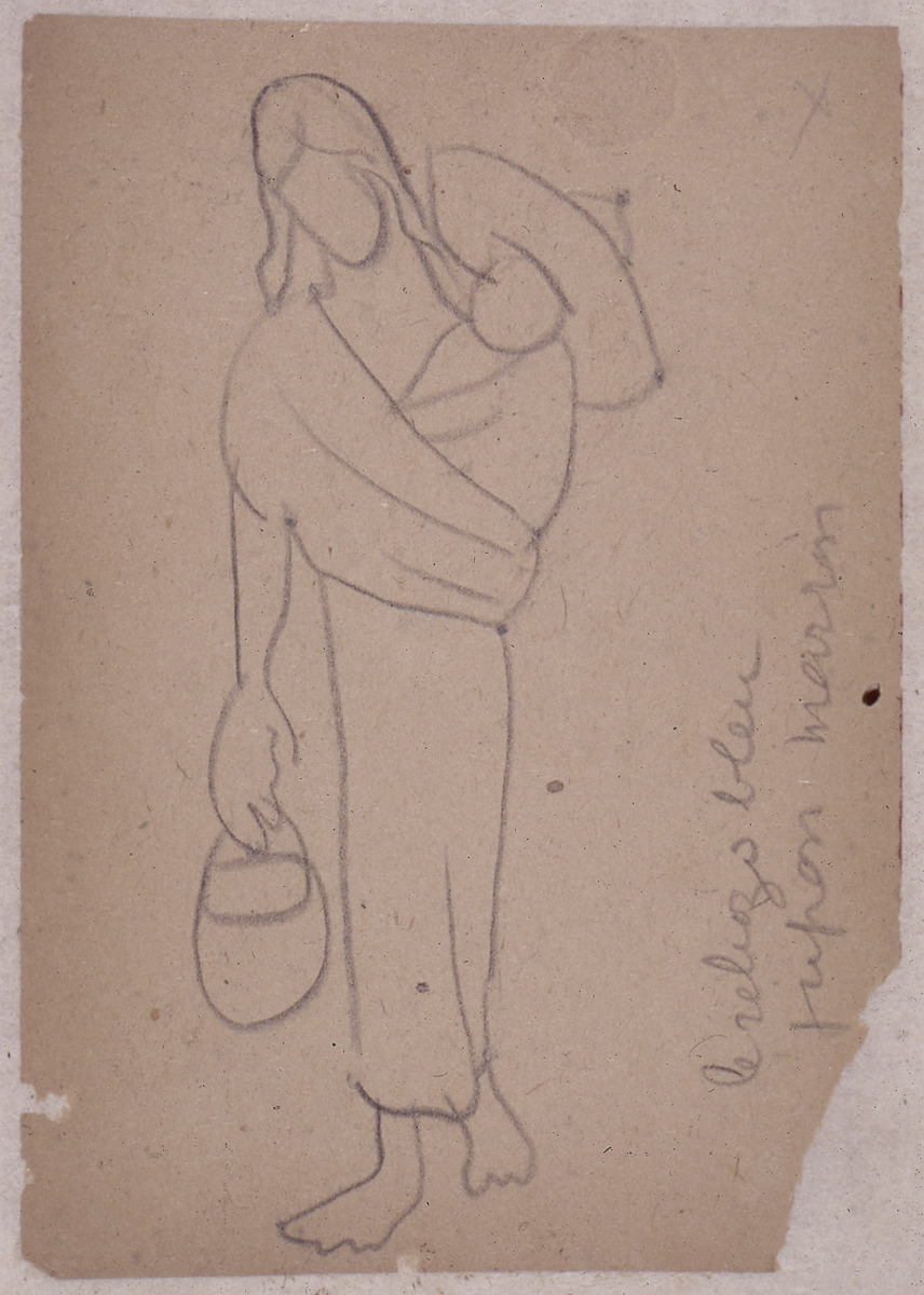 Paper and pencil.  DS-118.  Jean Charlot.