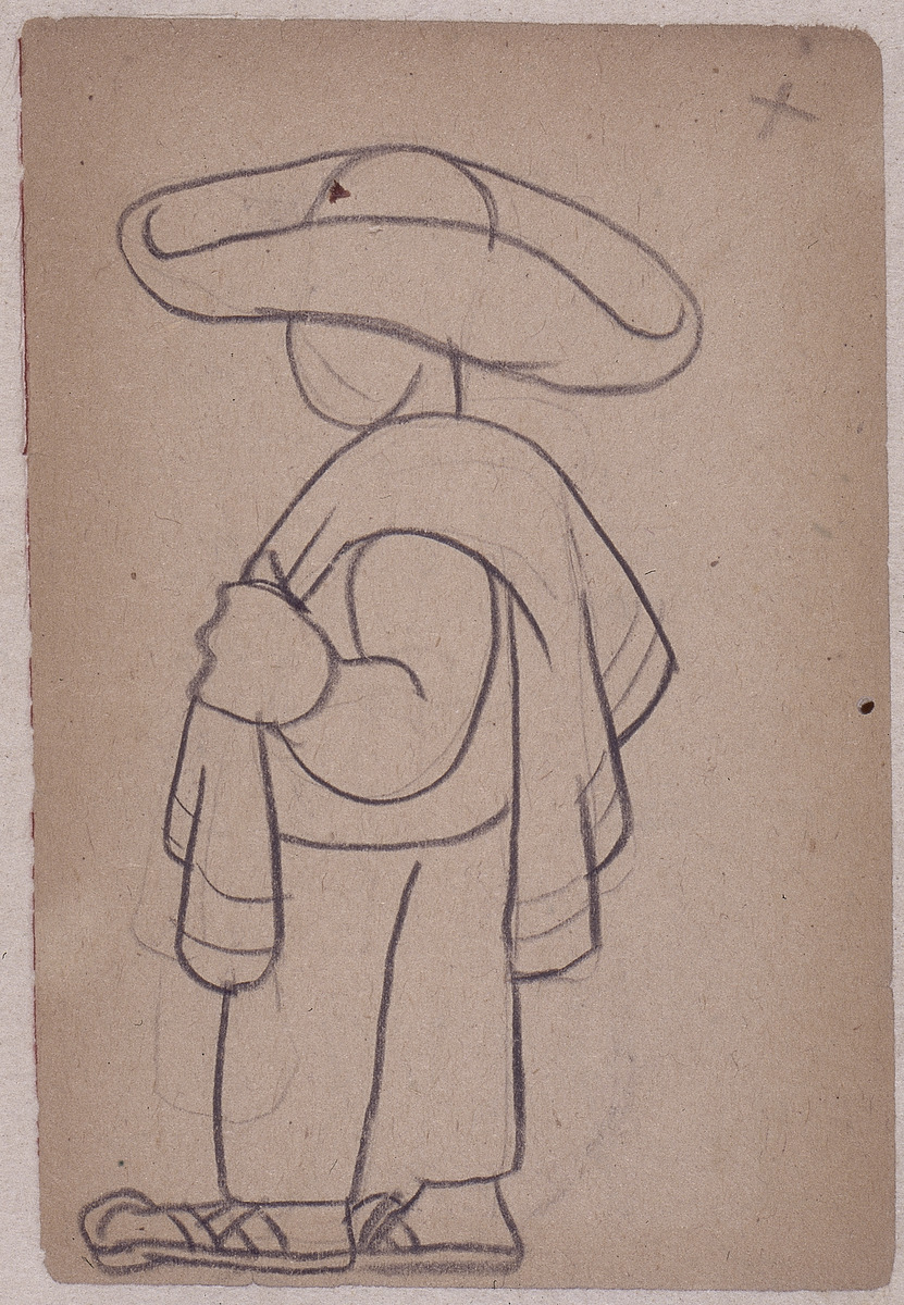 Paper and pencil.  DS-123.  Jean Charlot.