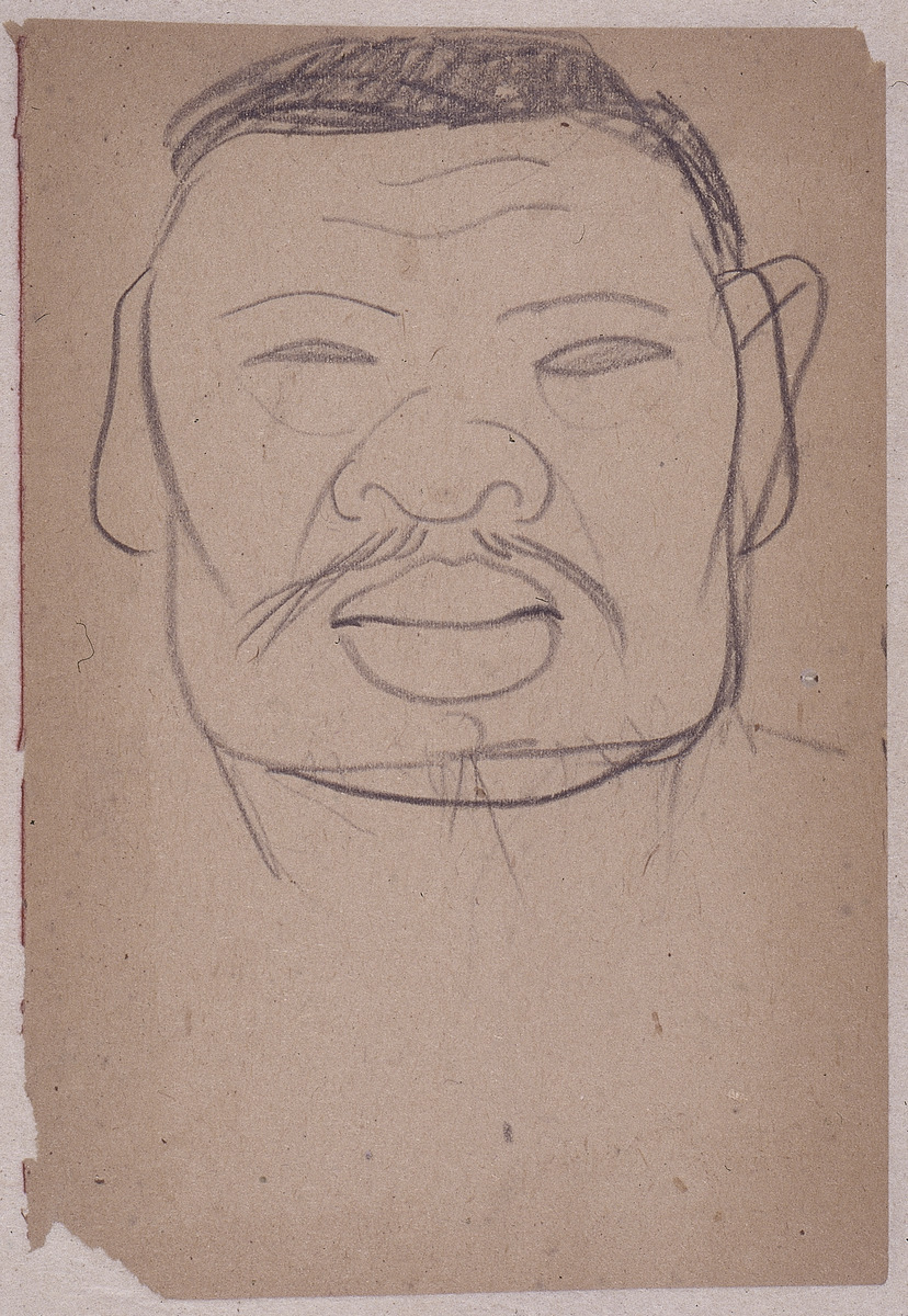 Paper and pencil.  DS-132.  Jean Charlot.