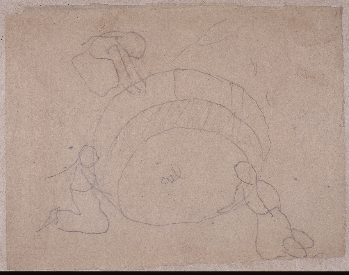 Paper and pencil.  DS-20.  Jean Charlot.