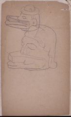 Paper and pencil.  DS-25.  Jean Charlot.