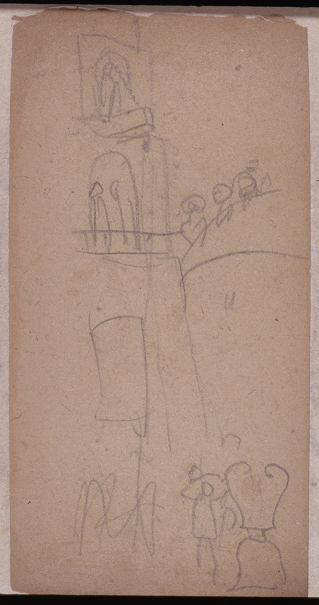 Paper and pencil.  DS-28.  Jean Charlot.