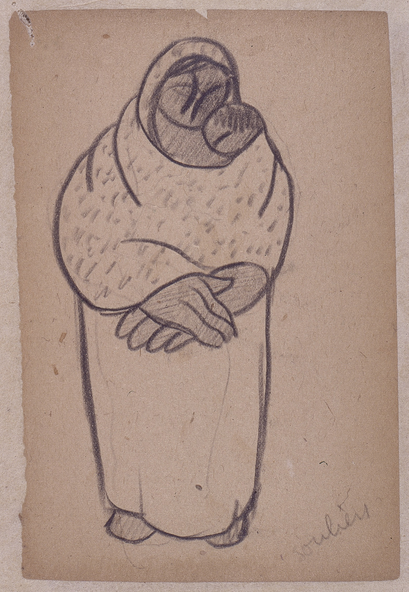 Paper and pencil.  DS-32.  Jean Charlot.