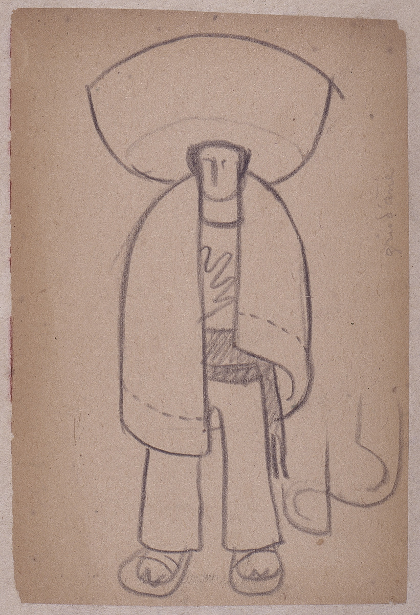 Paper and pencil.  DS-37.  Jean Charlot.