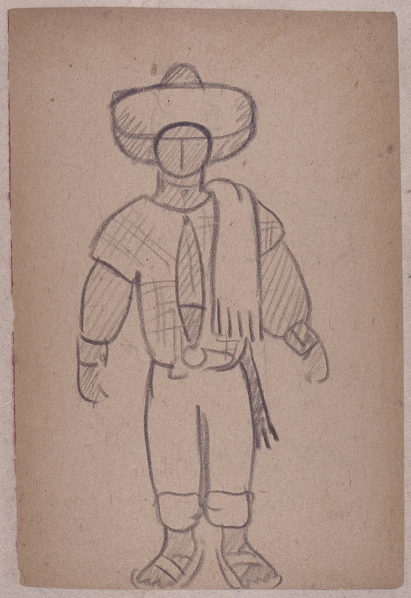 Paper and pencil.  DS-42.  Jean Charlot.