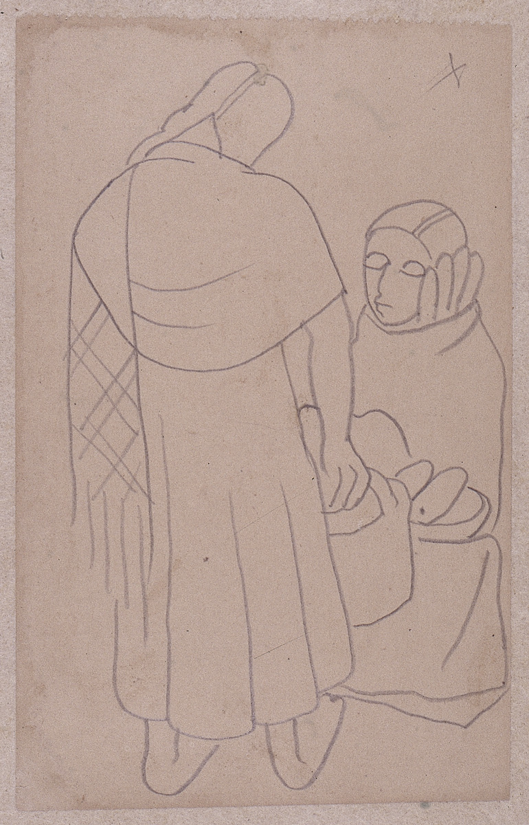 Paper and pencil.  DS-65.  Jean Charlot.