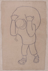 Paper and pencil.  DS-70.  Jean Charlot.