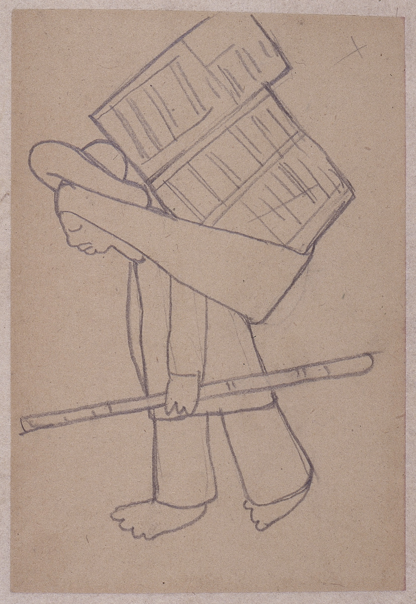 Paper and pencil.  DS-74.  Jean Charlot.