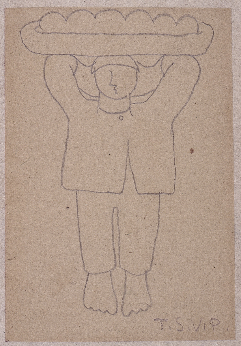 Paper and pencil.  DS-77.  Jean Charlot.