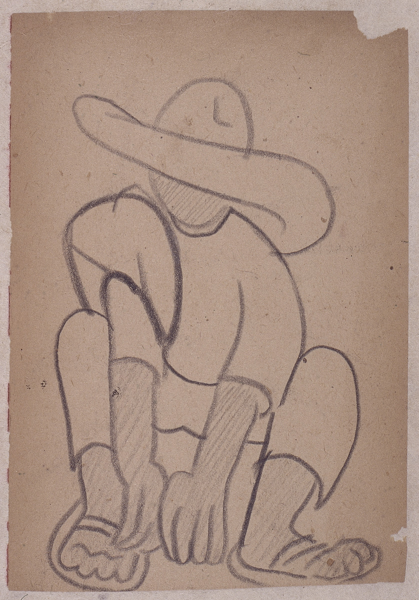 Paper and pencil.  DS-78.  Jean Charlot.