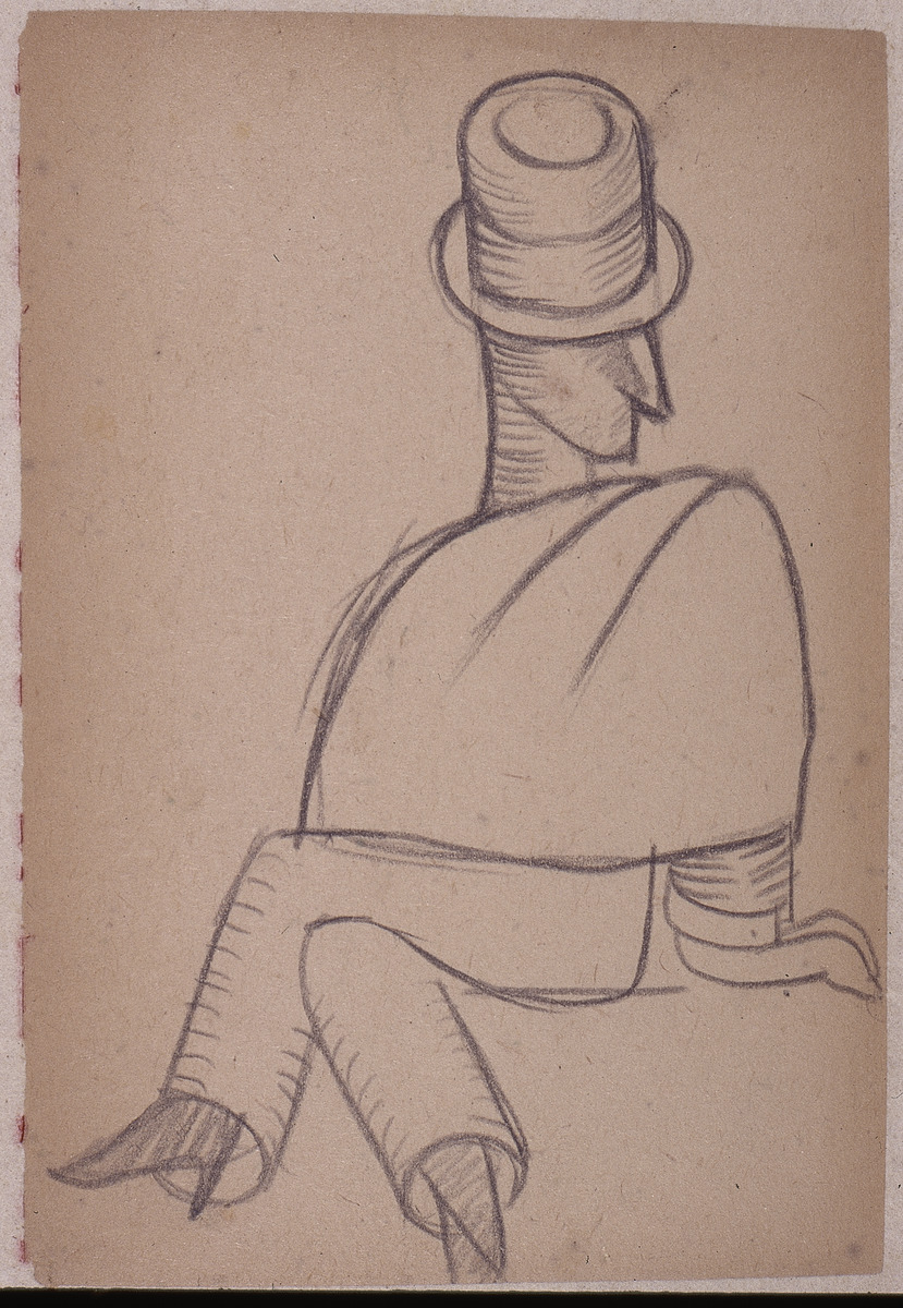 Paper and pencil.  DS-81.  Jean Charlot.