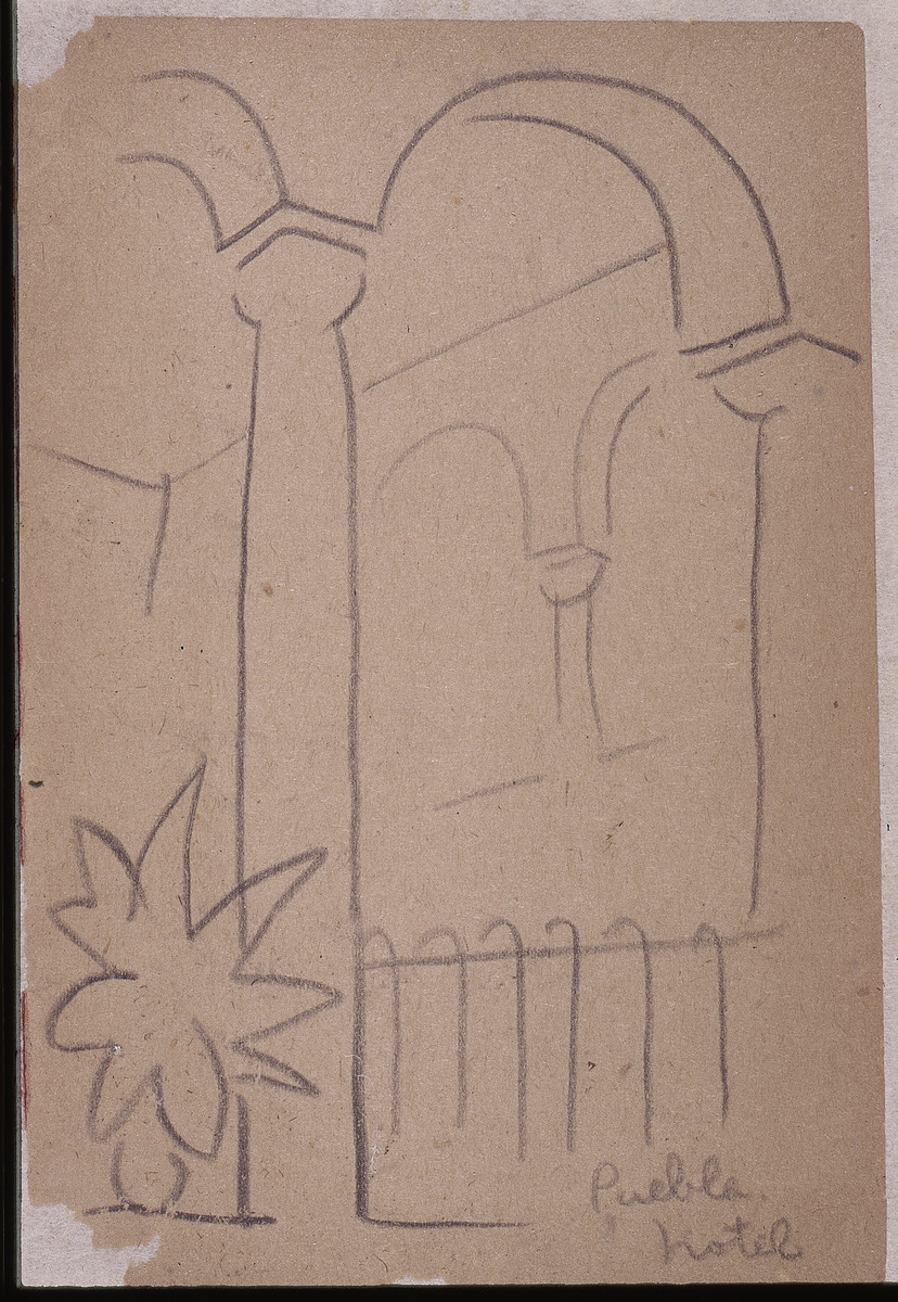 Paper and pencil.  DS-91.  Jean Charlot.