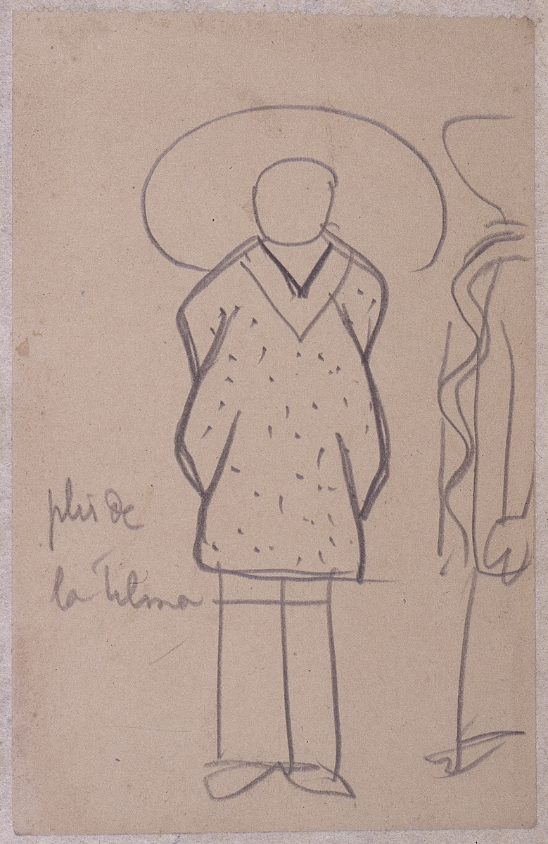 Paper and pencil.  DS-96.  Jean Charlot.