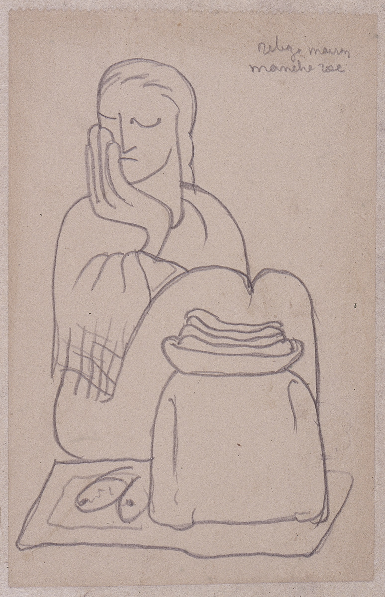 Paper and pencil.  DS-99.  Jean Charlot.