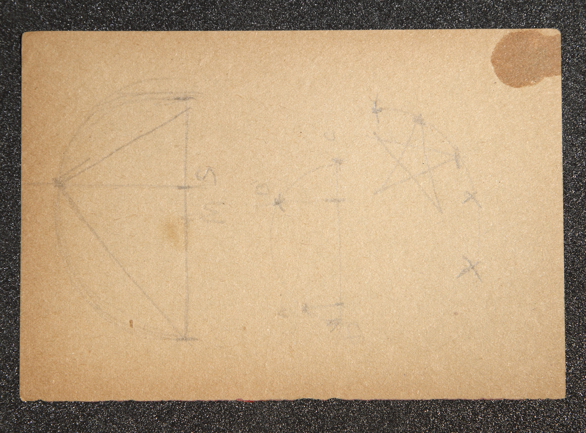 Paper and pencil.  US-13 Verso.  Jean Charlot.