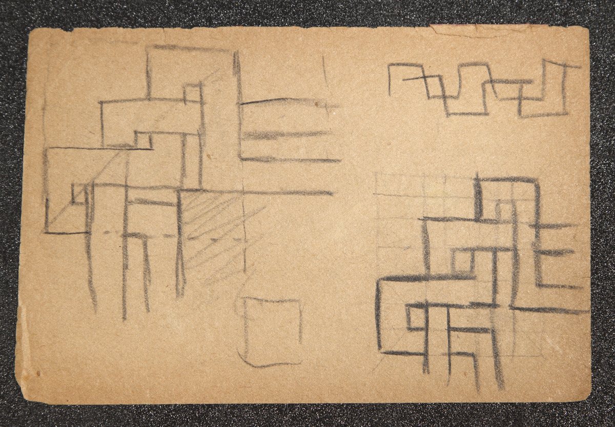 Paper and pencil.  US-4 Verso.  Jean Charlot.