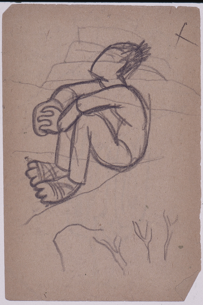 Paper and pencil.  US-5 Verso: 