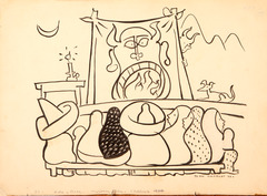 Paper and pencil.  Bato y Braz.  Mystery Play.  Chalma.  Jean Charlot.