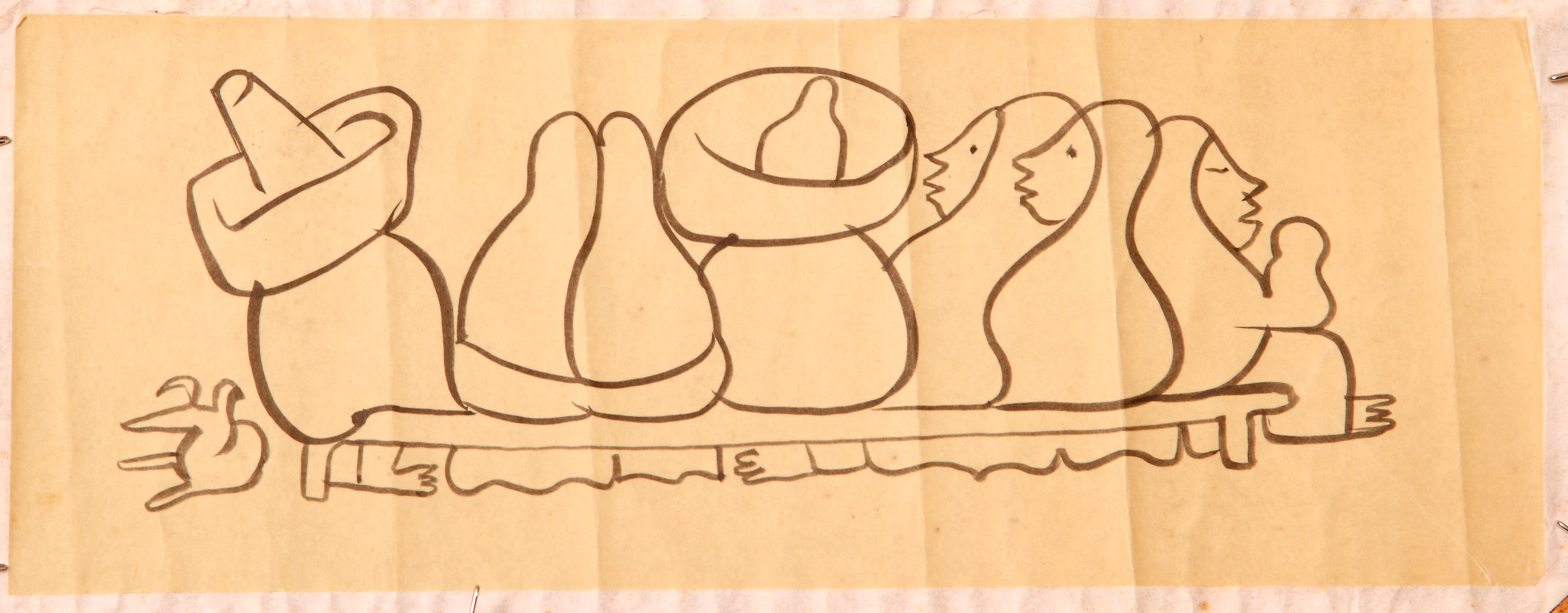 Paper and pencil.  Bato y Braz.  Jean Charlot.