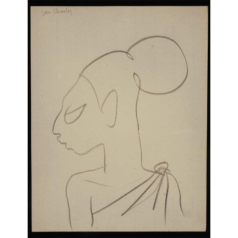 Paper and pencil.  Drawing.  Jean Charlot.