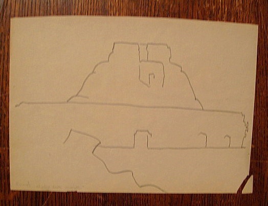 Paper and pencil.  Drawing.  Jean Charlot.