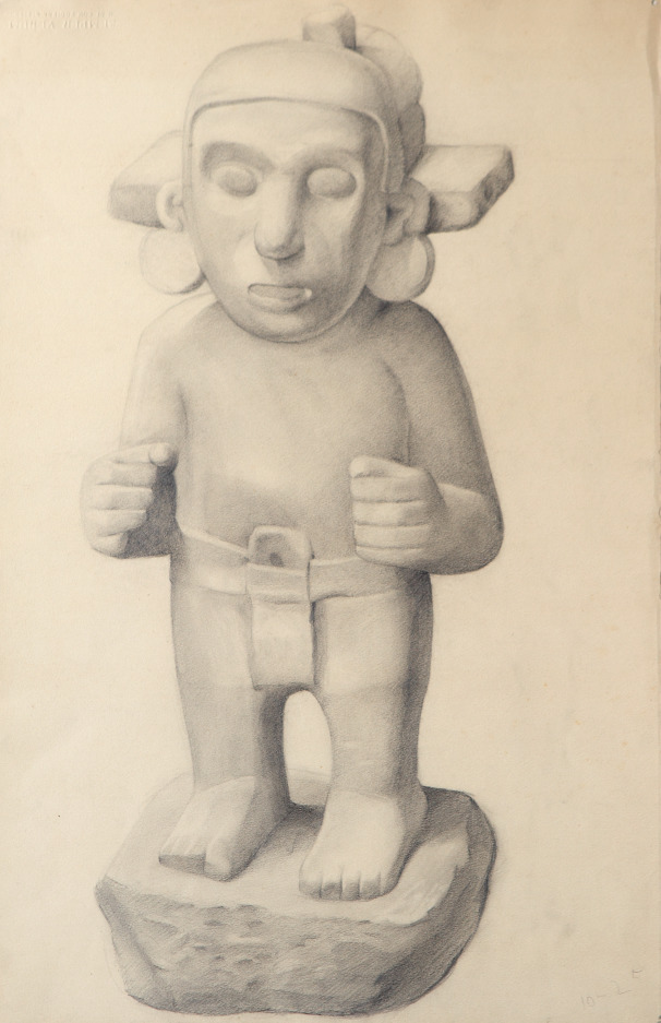 Paper and pencil.  Drawing.  Jean Charlot.