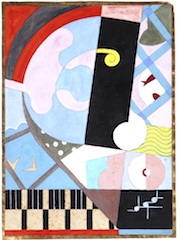 Gouache.  Music.  Jean Charlot.