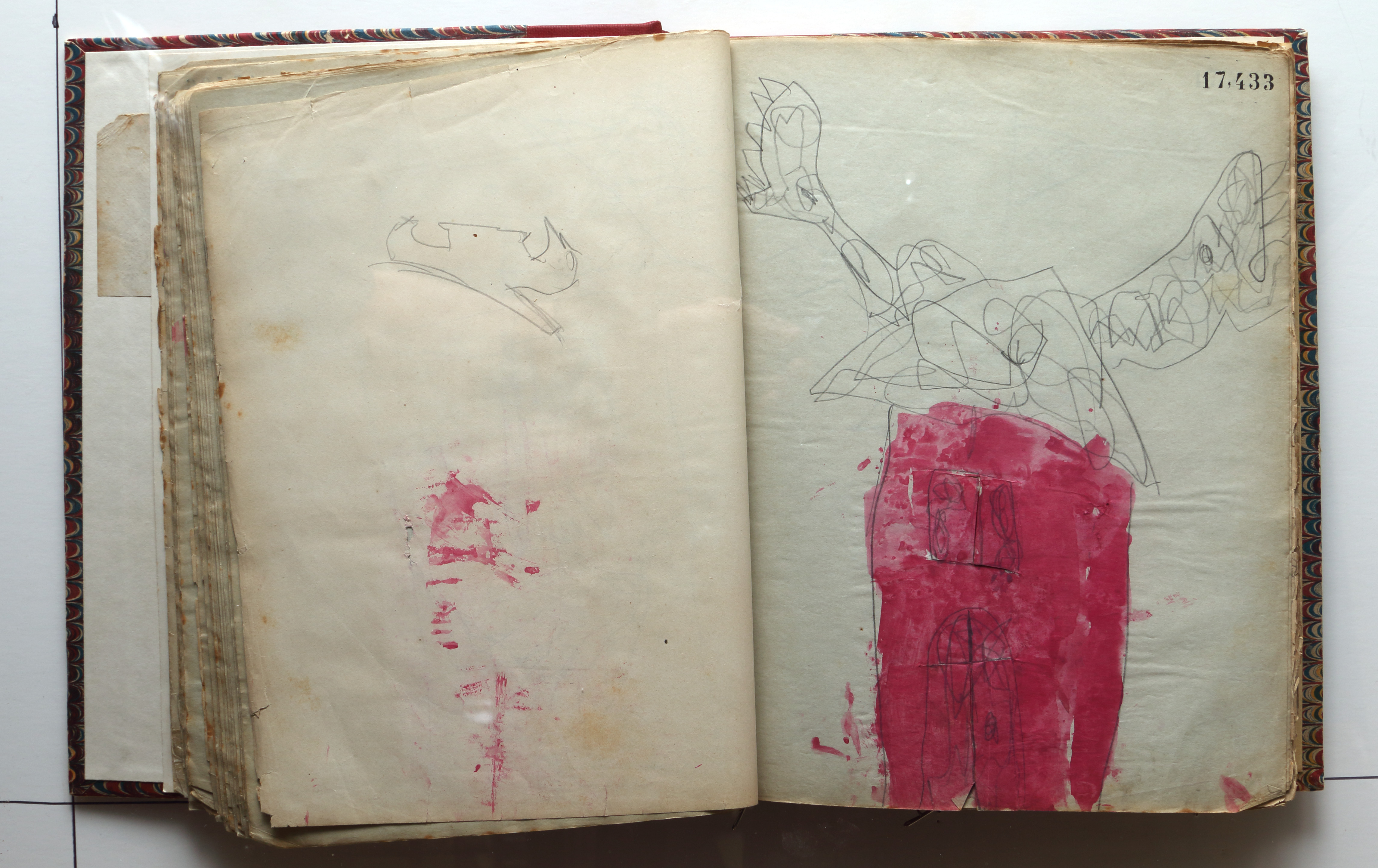 Page 108; page 109 (17,433).  Juvenilia 1904.  Jean Charlot.