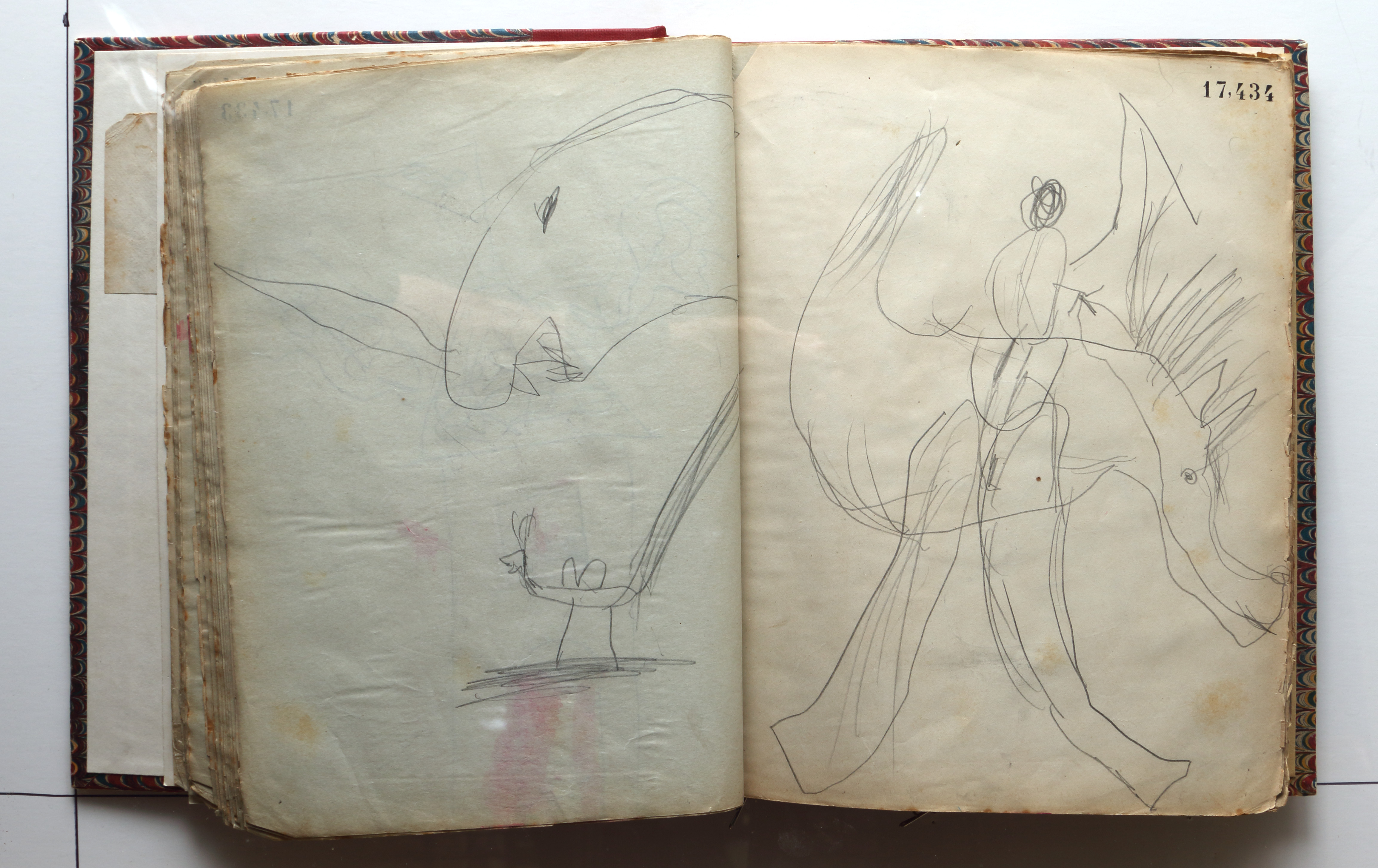 Page 112; page 113 (17,434).  Juvenilia 1904.  Jean Charlot.
