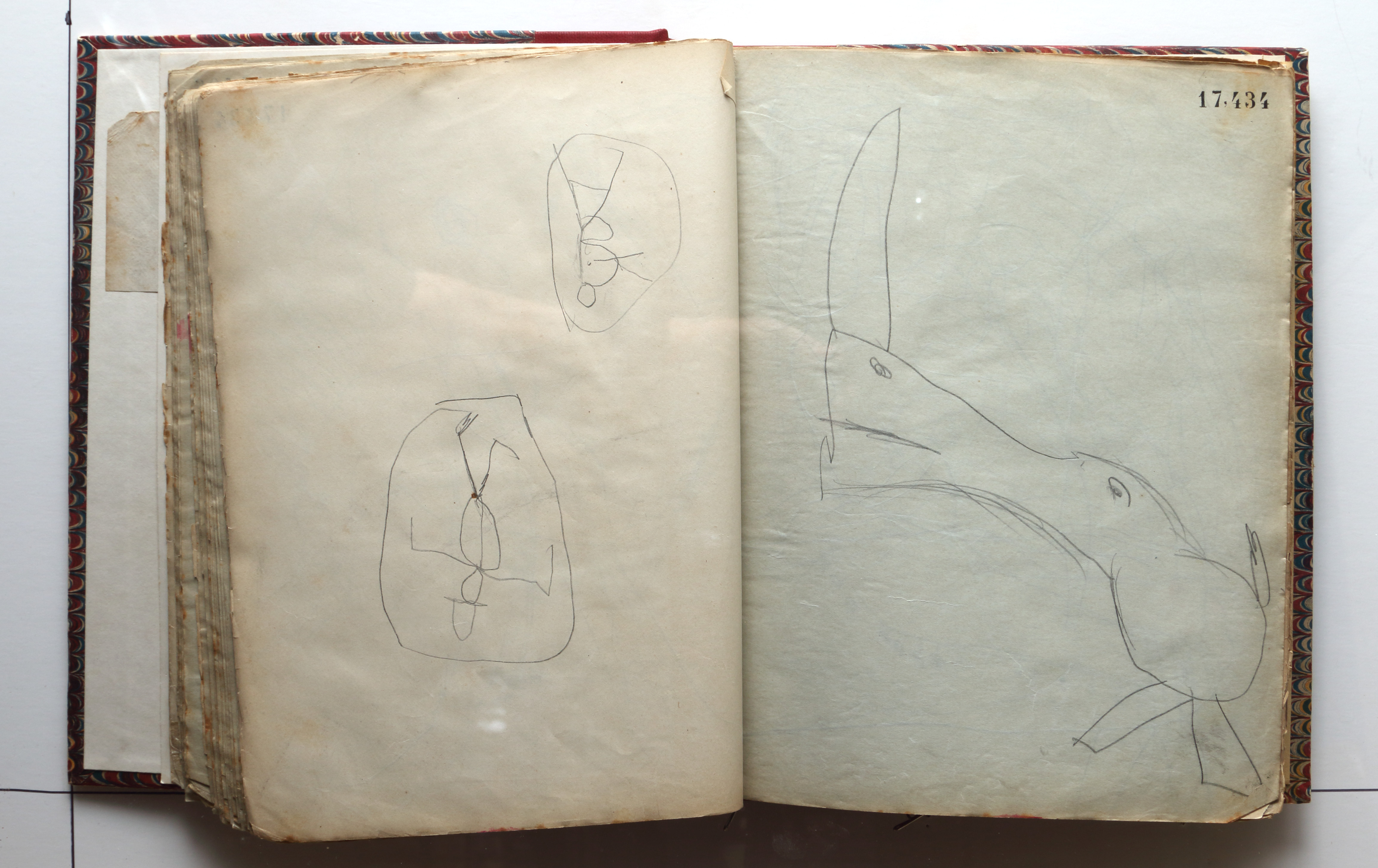 Page 114; page 115 (17,434).  Juvenilia 1904.  Jean Charlot.