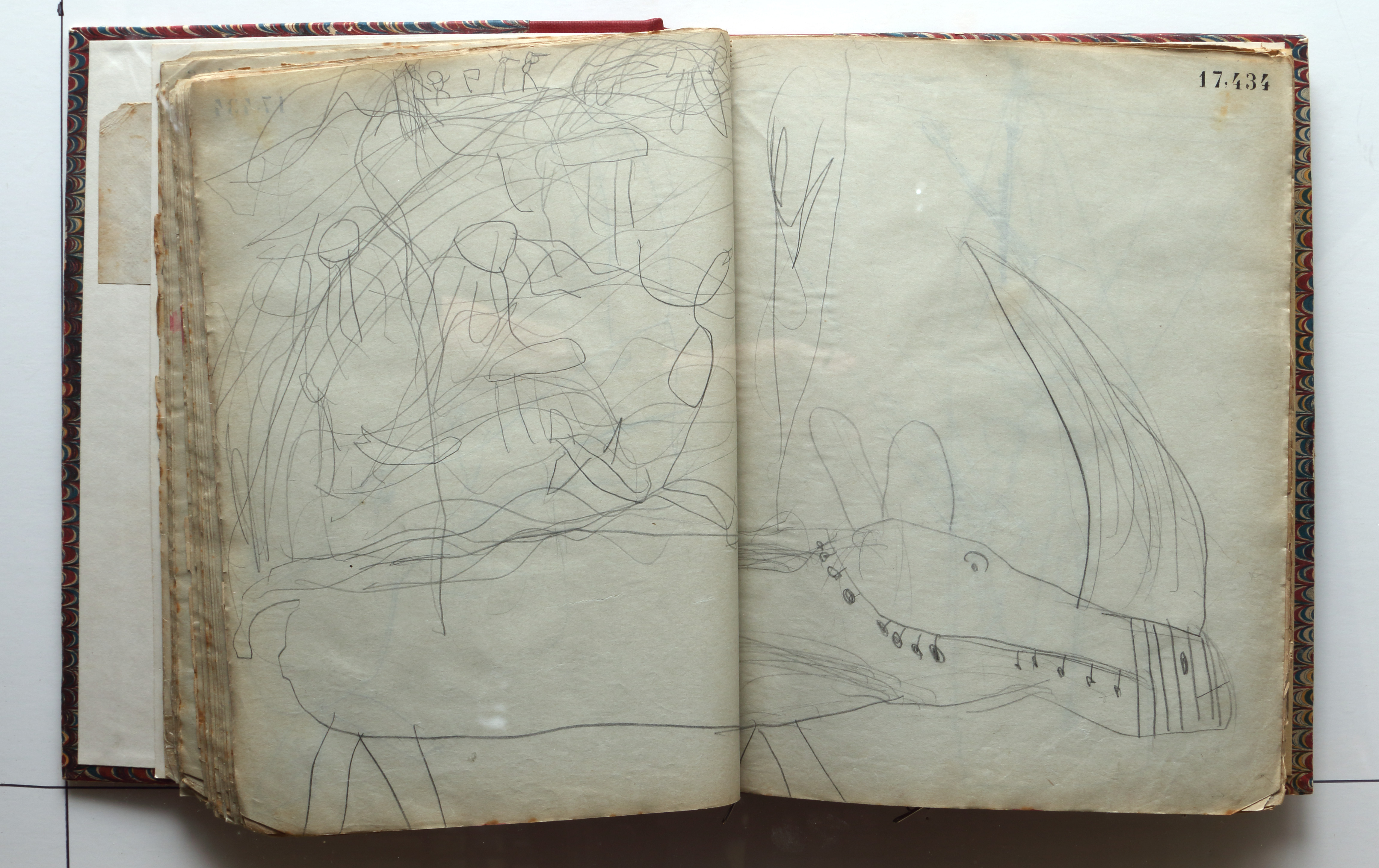 Page 116; page 117 (17,434).  Juvenilia 1904.  Jean Charlot.