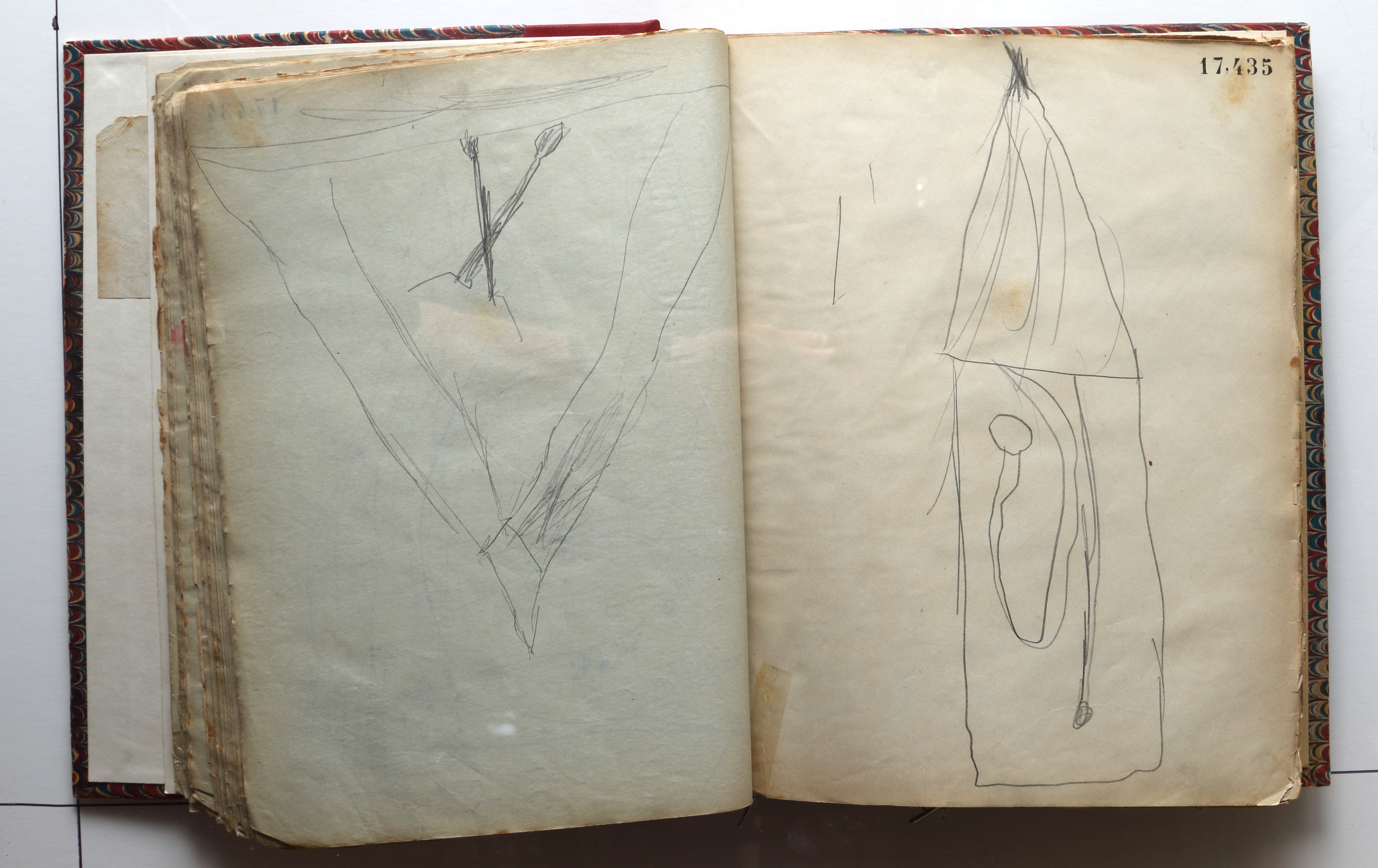 Page 118; page 119 (17,435).  Juvenilia 1904.  Jean Charlot.