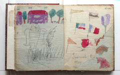 Page 12; page 13 (17,405).  Juvenilia 1904.  Jean Charlot.