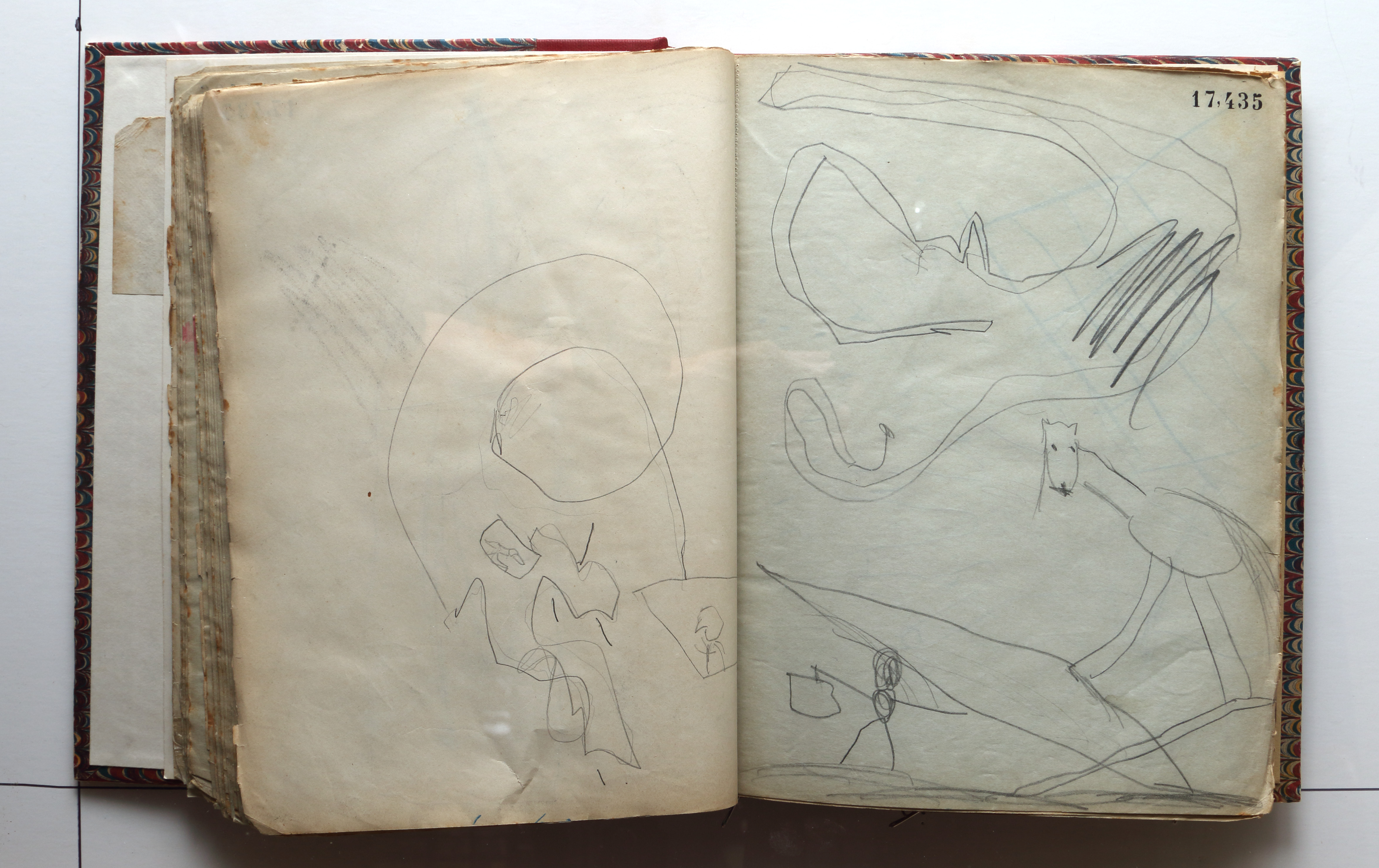 Page 120; page 121 (17,435).  Juvenilia 1904.  Jean Charlot.