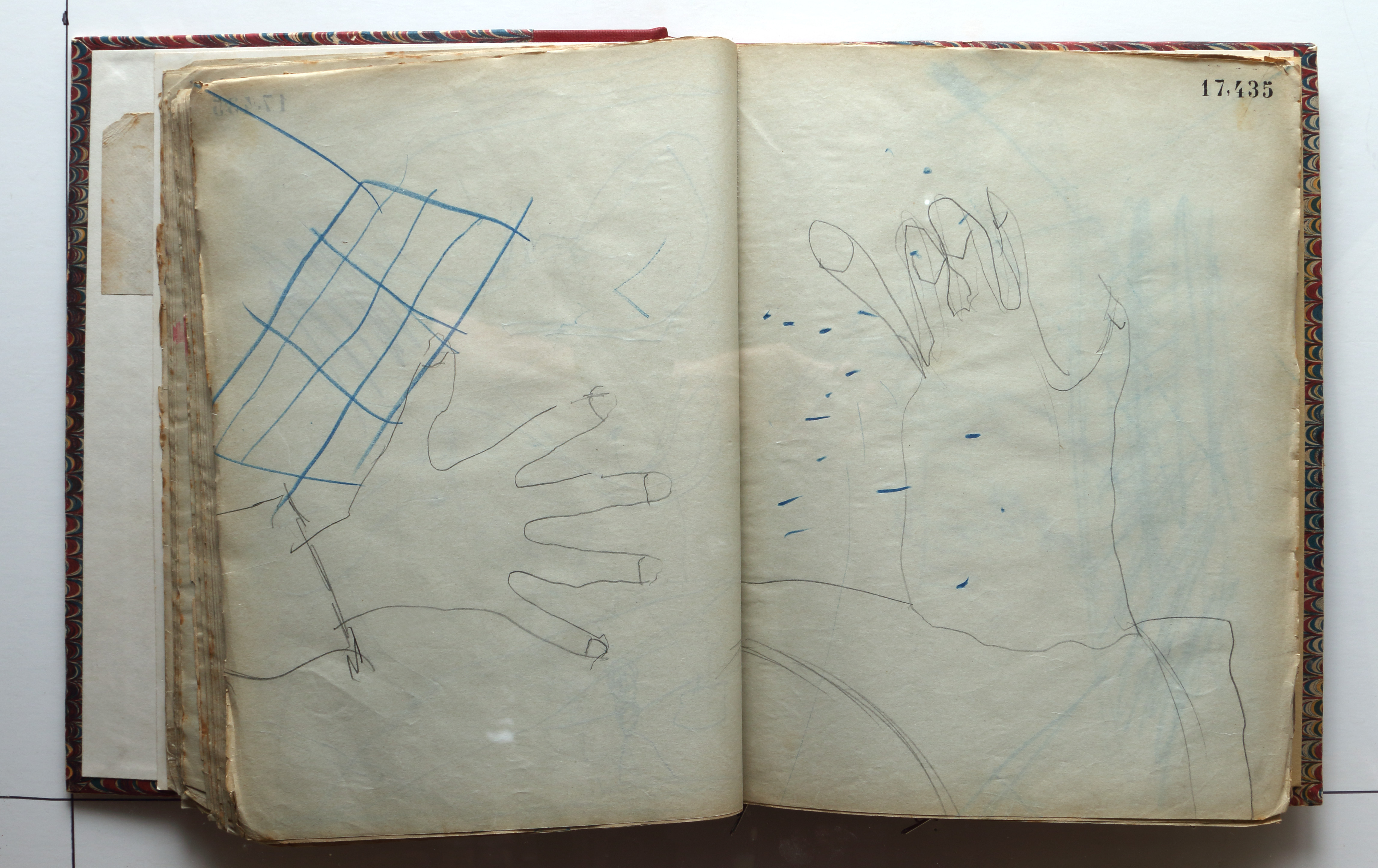 Page 122; page 123 (17,435).  Juvenilia 1904.  Jean Charlot.
